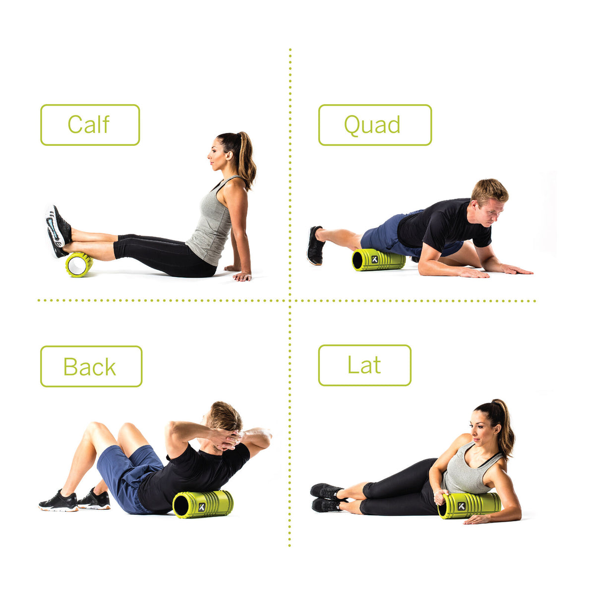 Trigger Point Therapy GRID 1.0 Foamroller Lime