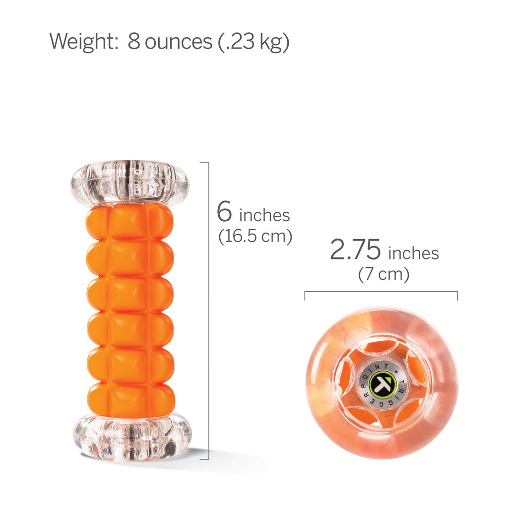 Trigger Point Therapy Nano Fodrulle Massage rulle Orange