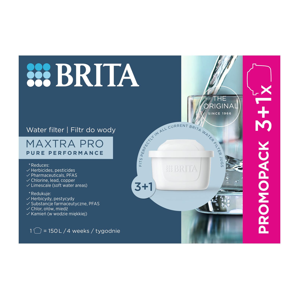 Brita Pack 4 (3+1) Allt-i-ett Vattenfilter