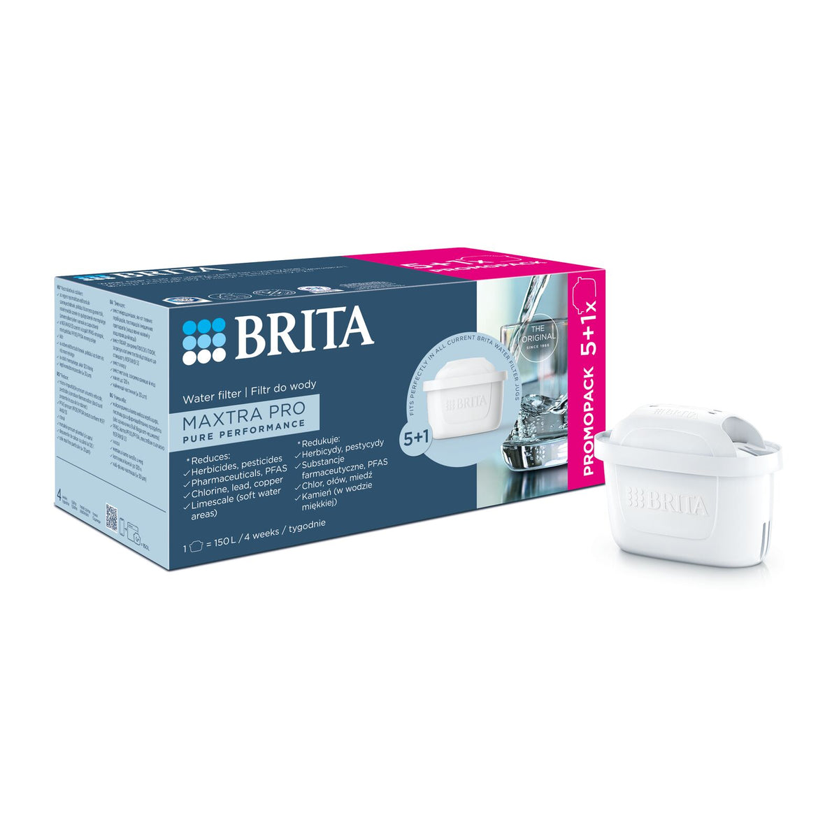 Brita Pakkaus 6 (5+1) All-in-1 Vedenpuhdistin
