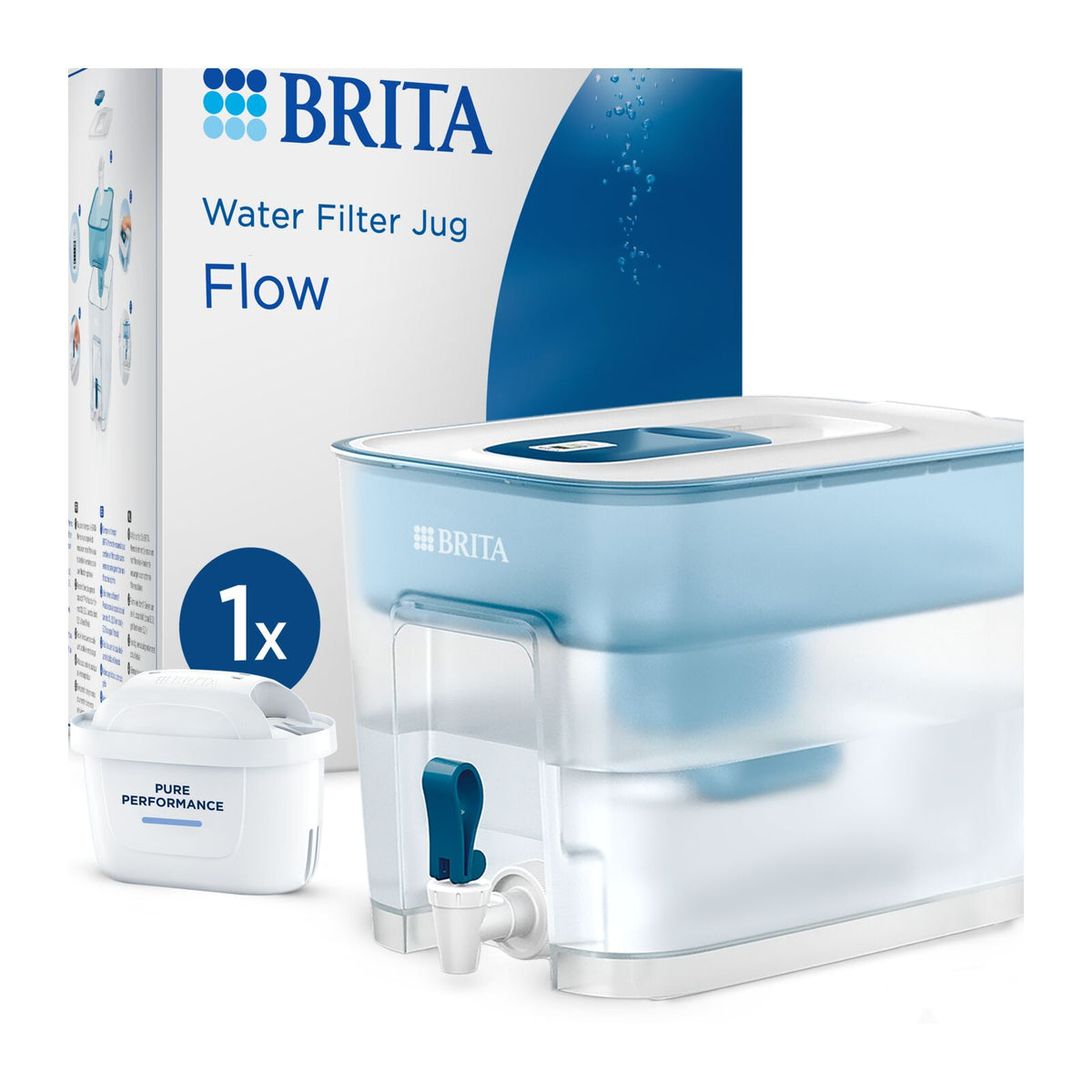 Brita Flow Kanna Blå
