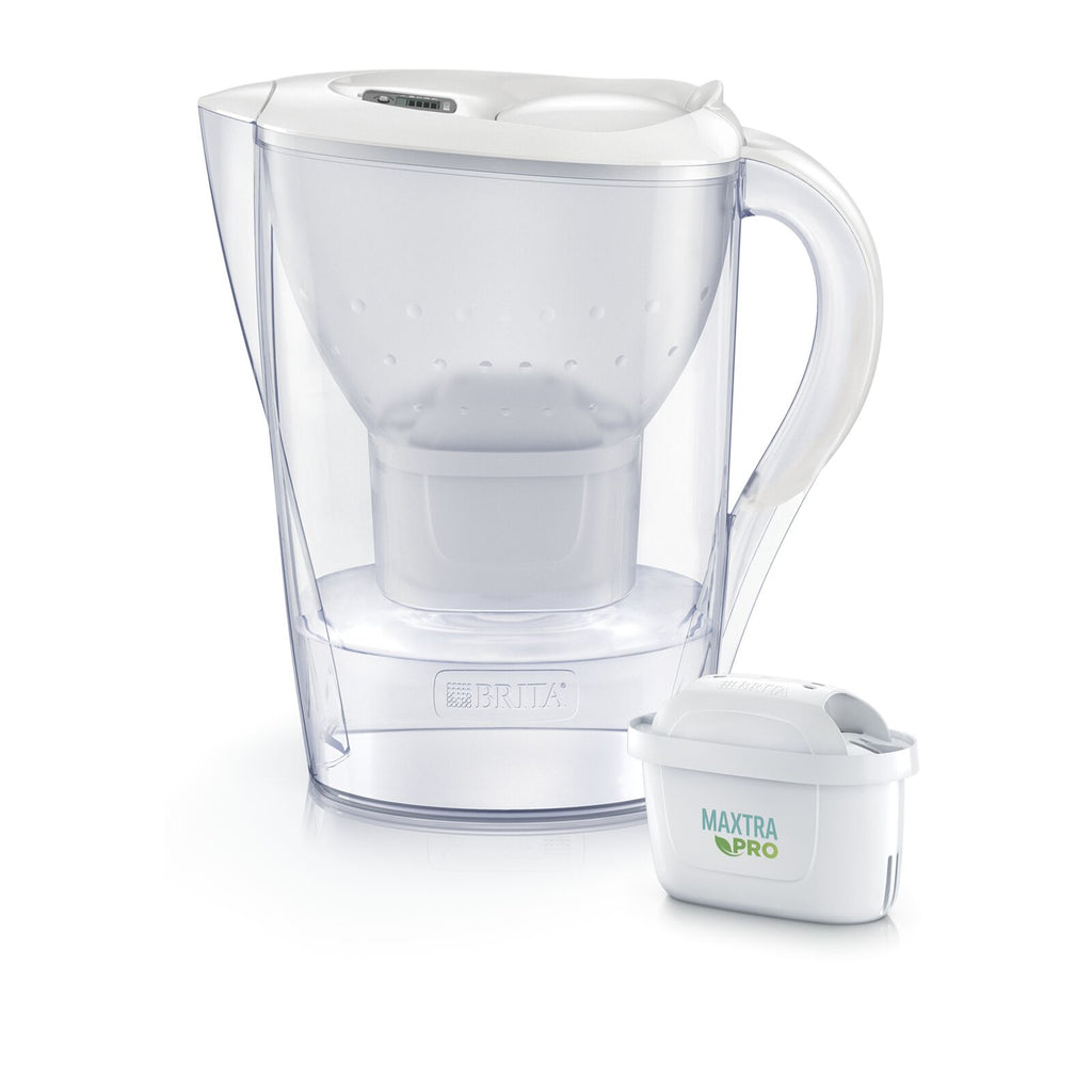 Brita Marella ME4W inkl. 6 MXPro Kande Vandfilter Hvid