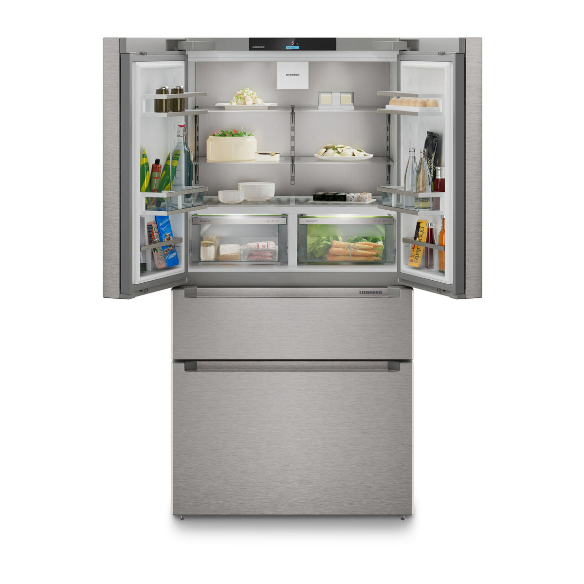Liebherr Plus MBsddi 9524-20 001 Jääkaappi-pakastin Ruostumaton teräs