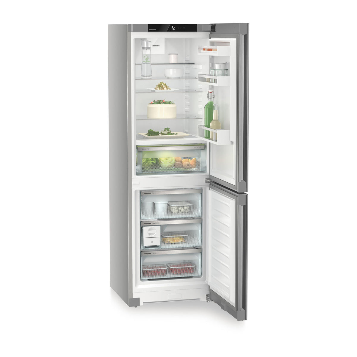 Liebherr Pure CBNsfc 5223-22 001 Jääkaappipakastin, teräksinen ulkonäkö