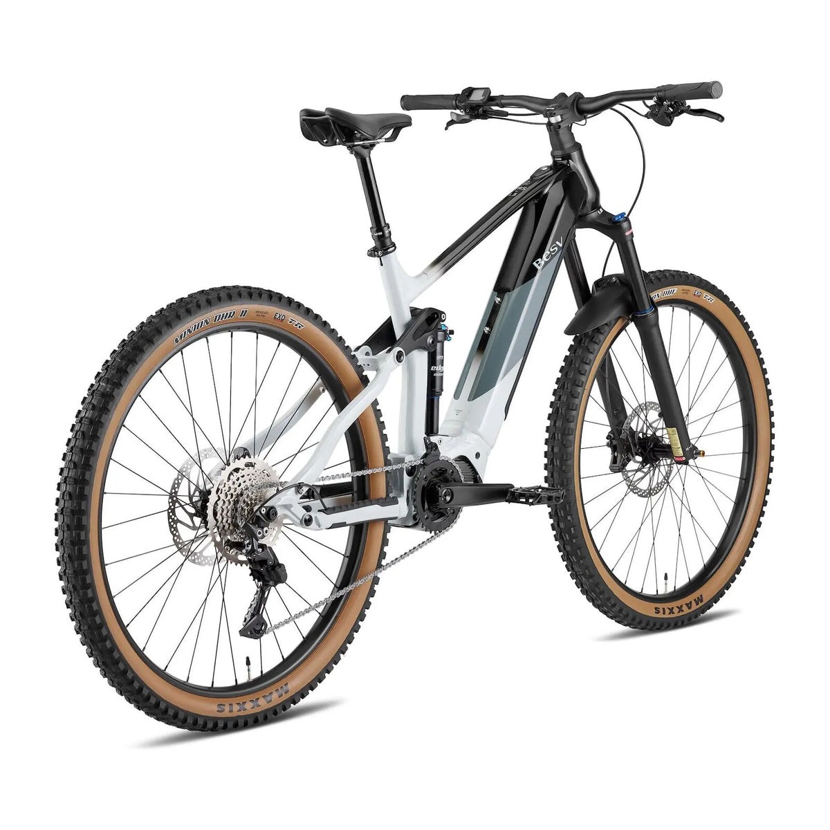 BESV TRS 1.5 MY23 FS-Step Over 490 Large el-MTB Stålgrå med Natt Svart