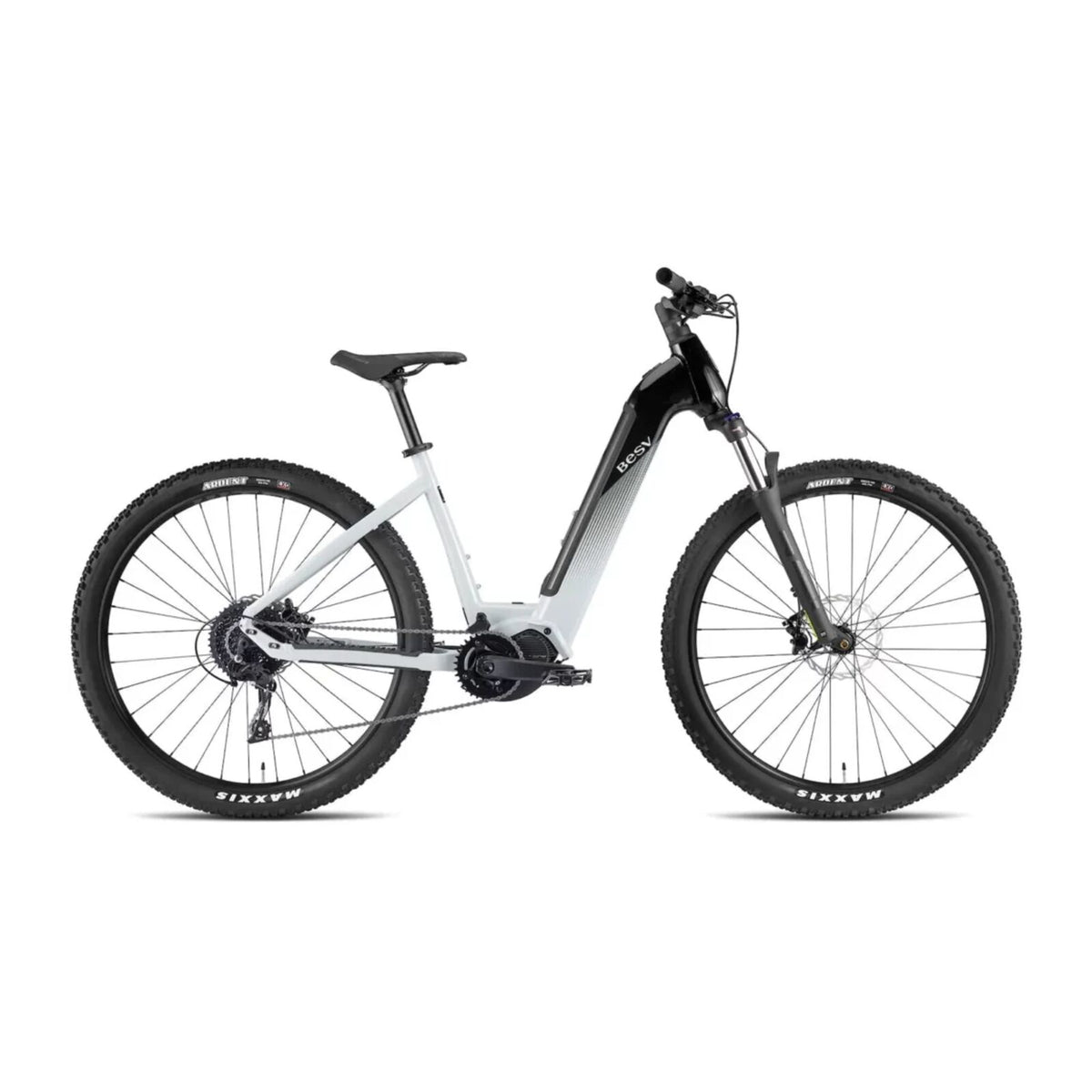BESV TRX 1.5 MY23 Low Step 520 Medium el-MTB Stålgrå med Natt Svart