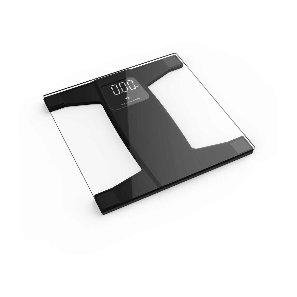 Witt Personal Scale Glass Black Personal scale Black