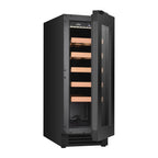 Witt WCU3082-1BG Undercounter Wine Black