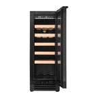 Witt WCU3082-1BG Undercounter Wine Black