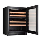 Witt WCU6082-2BG Undercounter Wine Black