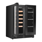 Witt WCBC6082-2BG Undercounter Wine Black
