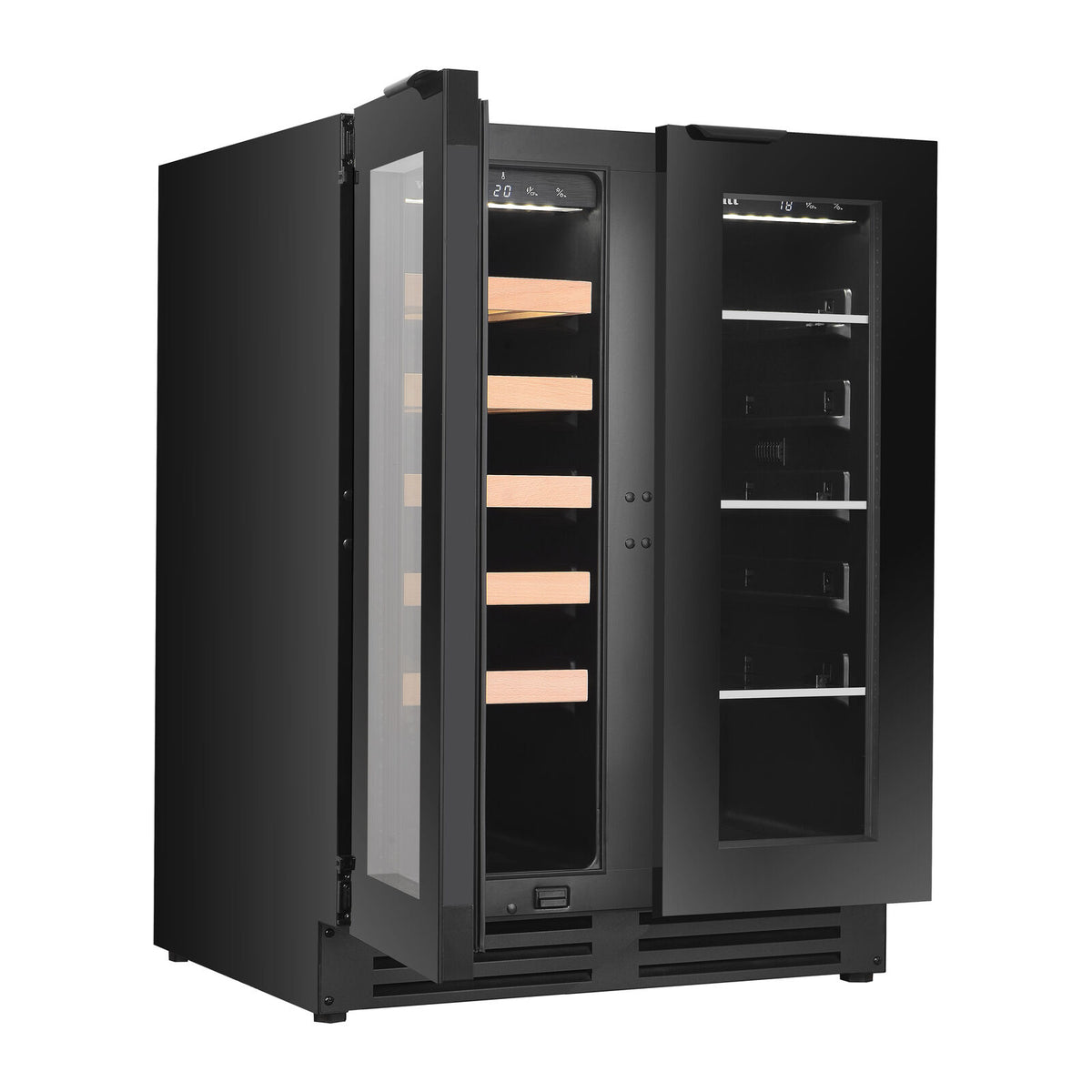 Witt WCBC6082-2BG Undercounter Wine Black