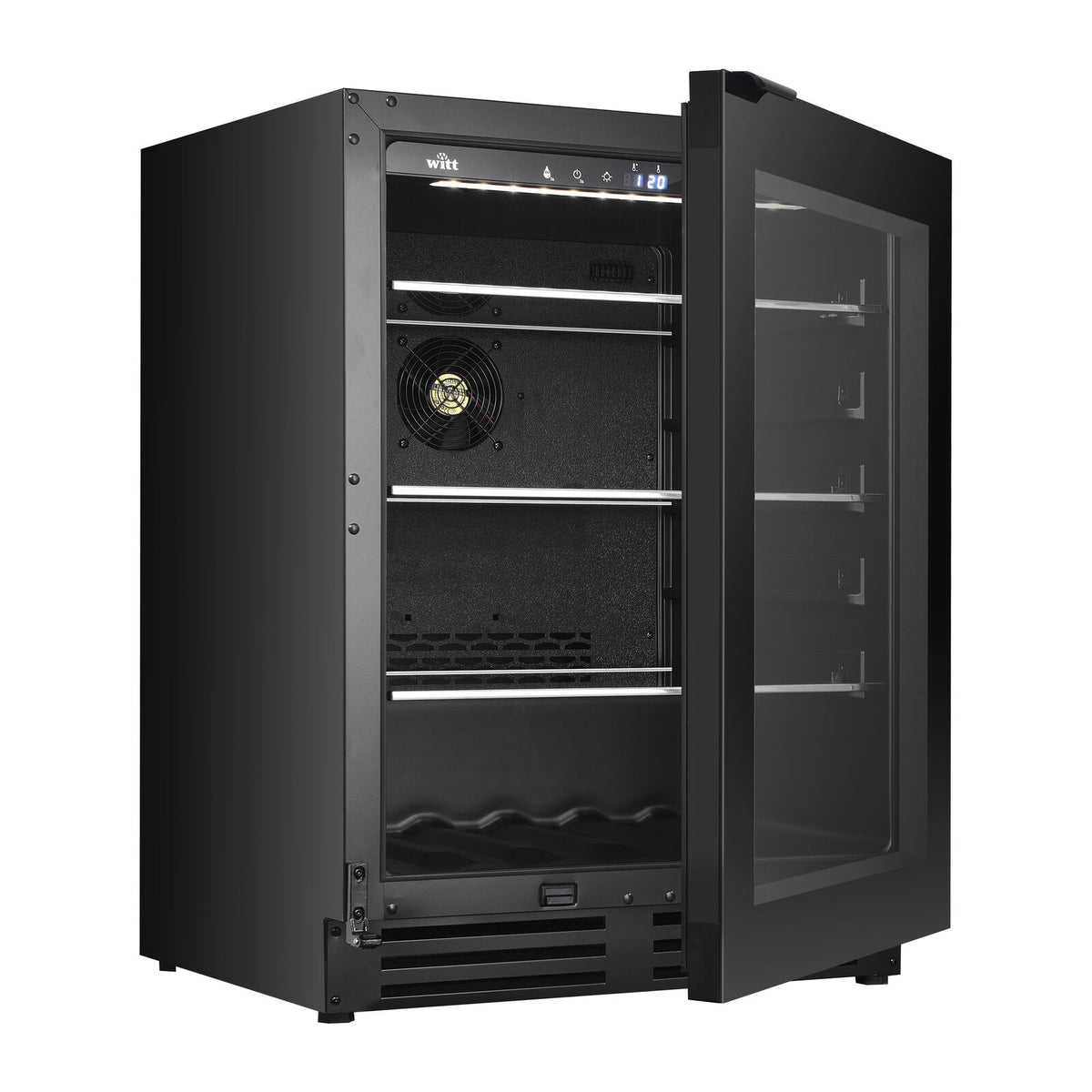 Witt BC6082-1BG Onderbouw Wijn Zwart