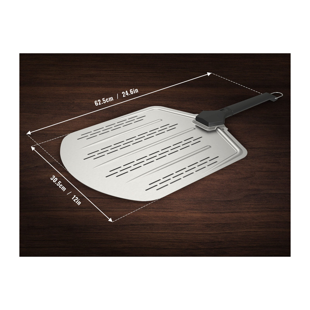 Witt Rei'itetty pizzalapio 12in/30 cm alumiini