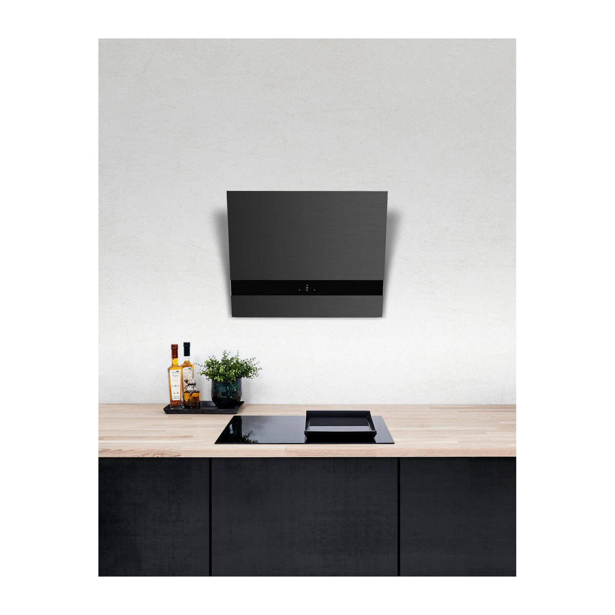 Witt Horizon 60 BN Vegghengt ventilator Svart