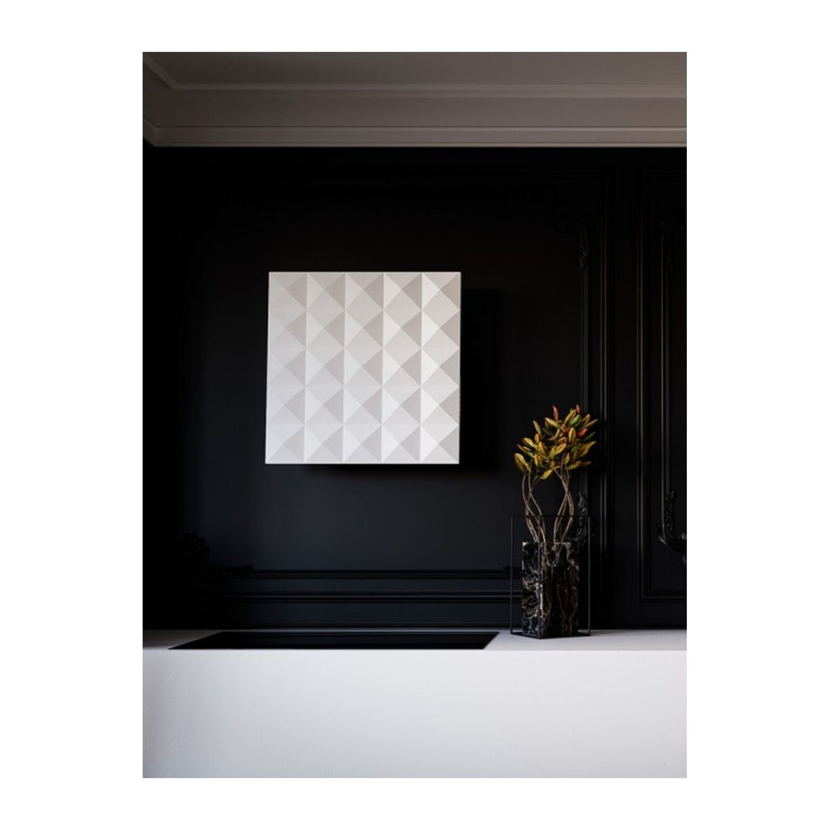 Witt Mosaik Vegghengt ventilator Hvit