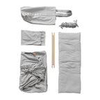 Membantu Premium Organic Baby Hammock Grey