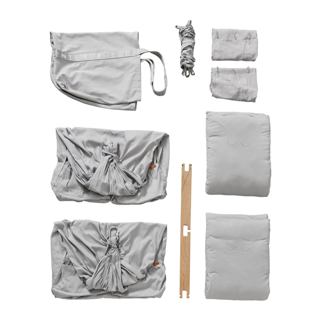 Membantu Premium Organic Twin Hammock Grey