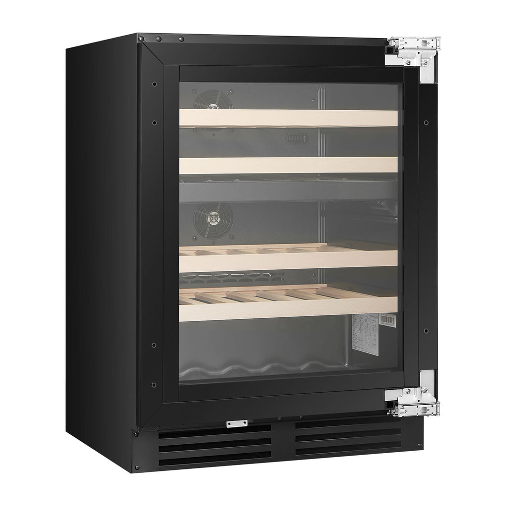 Witt WU6082H-2P39 Undercounter Wine Black