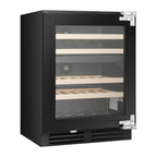 Witt WU6082H-2P39 Undercounter Wine Black