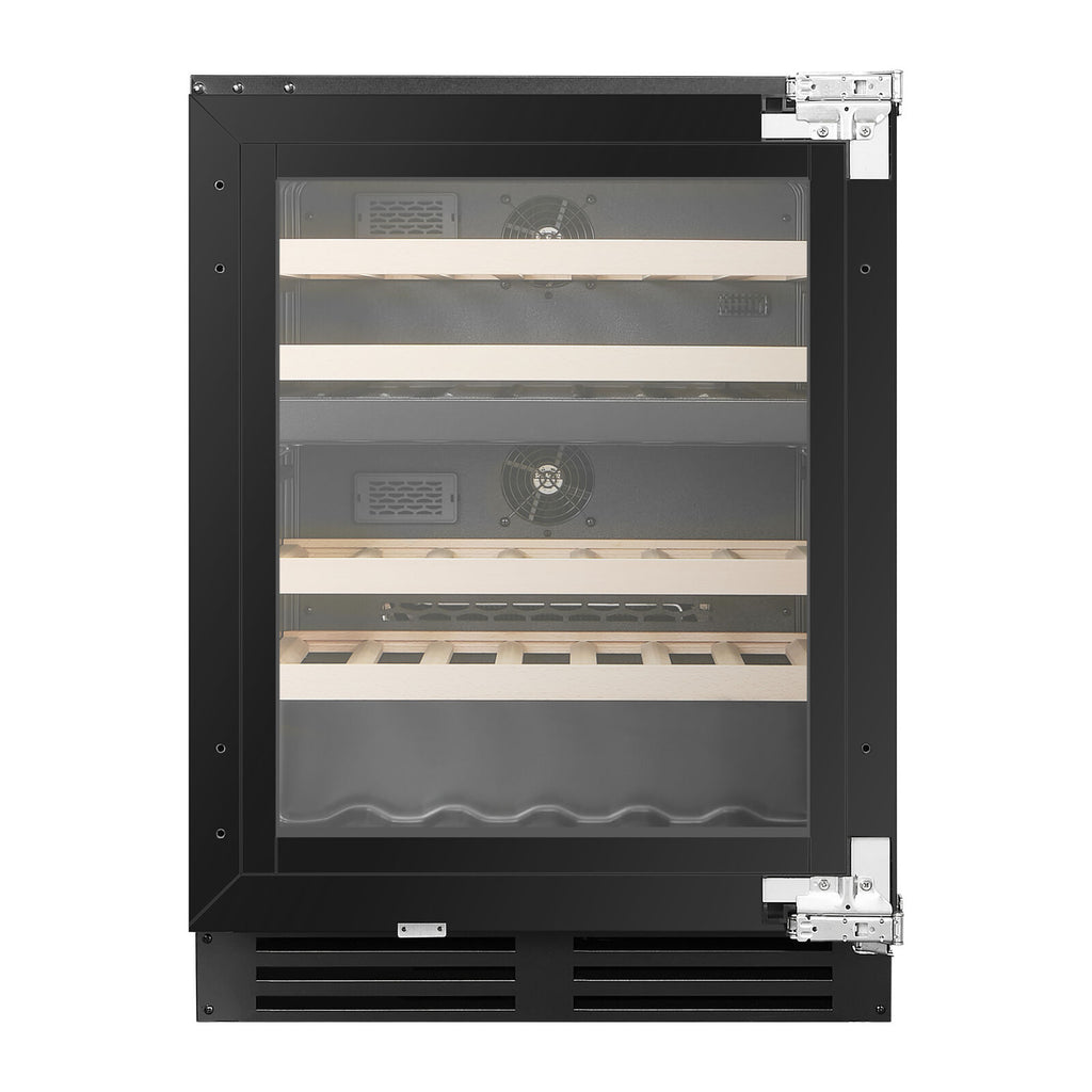 Witt WU6082H-2P39 Undercounter Wine Black