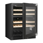 Witt WU6082H-2P39 Undercounter Wine Black