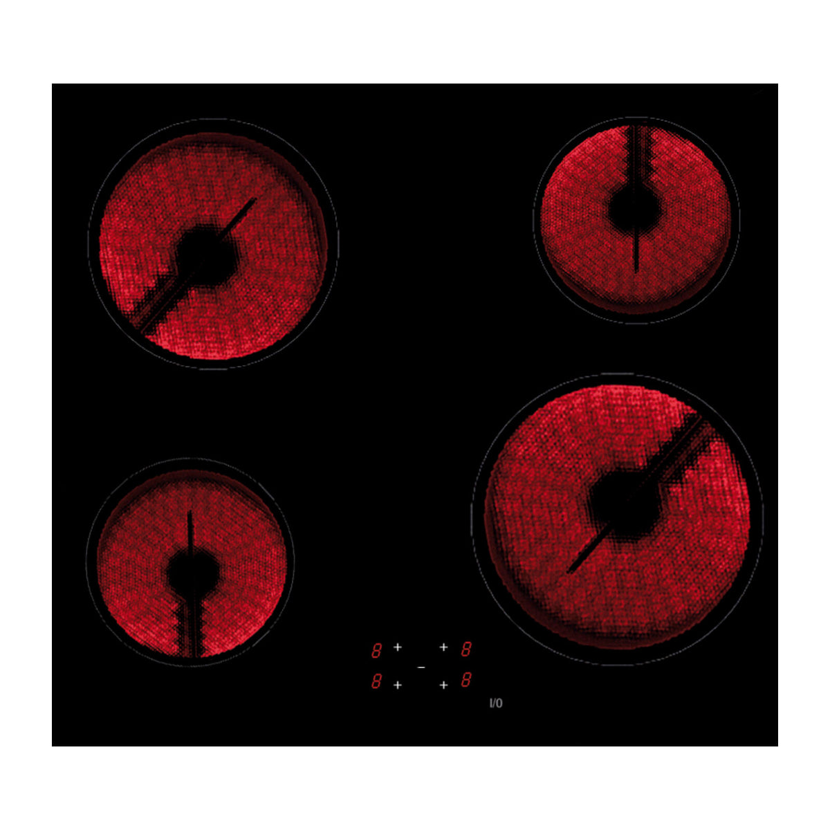 Witt Classic EHP60 keramisk platetopp svart