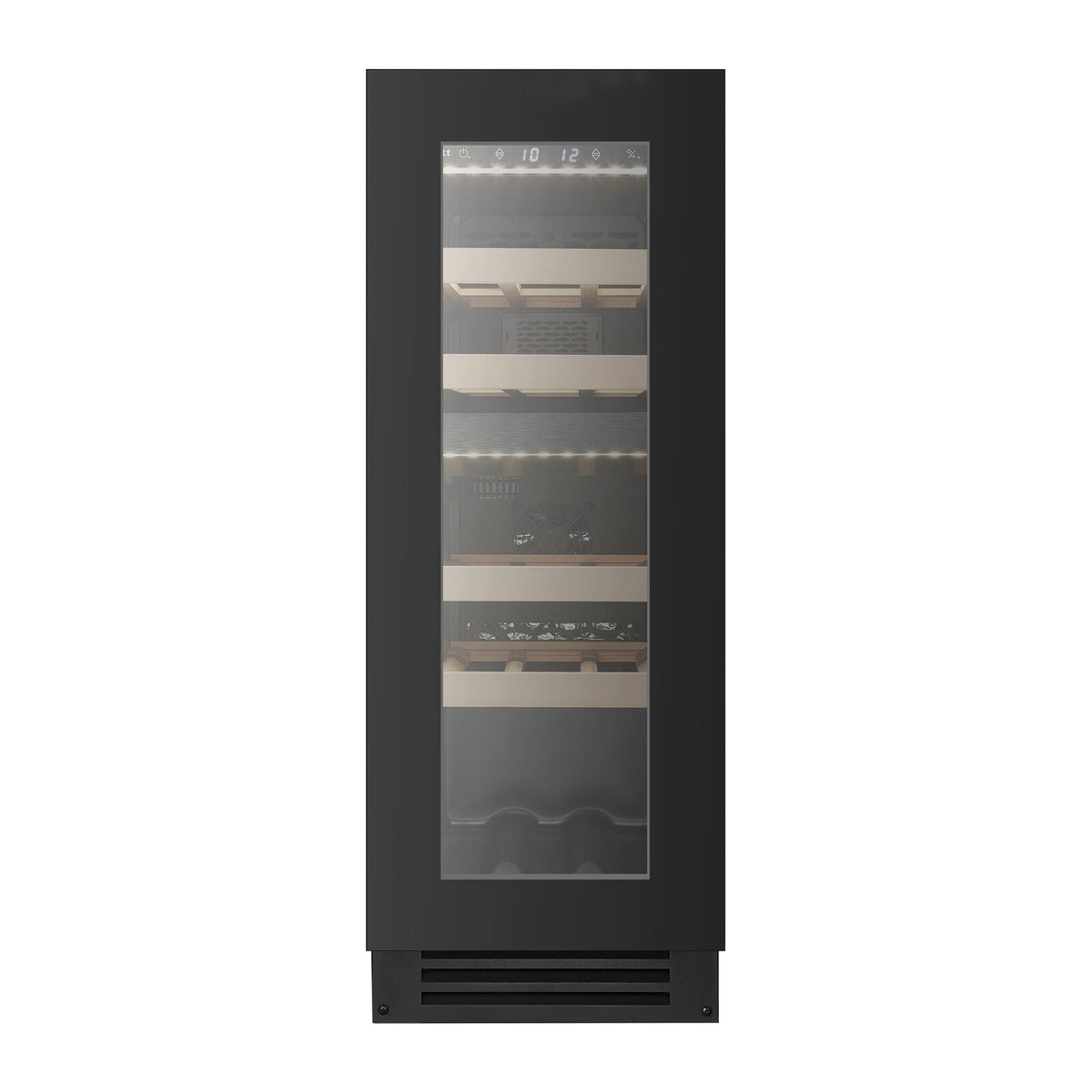Witt WU3082T2-2B17 Undercounter Wine Black