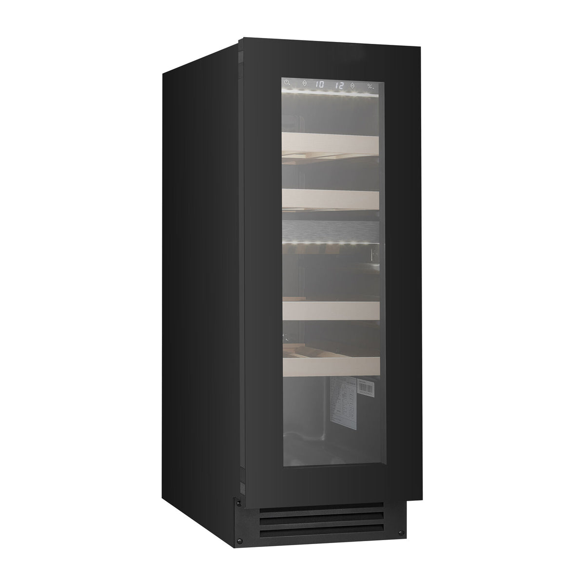 Witt WU3082T2-2B17 Undercounter Wine Black