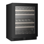 Witt WU6082T2-2B39 Undercounter Wine Black