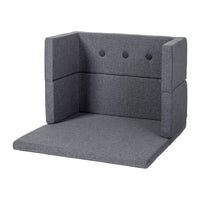 By KlipKlap Play Fold Square Blue Grey w. Grey