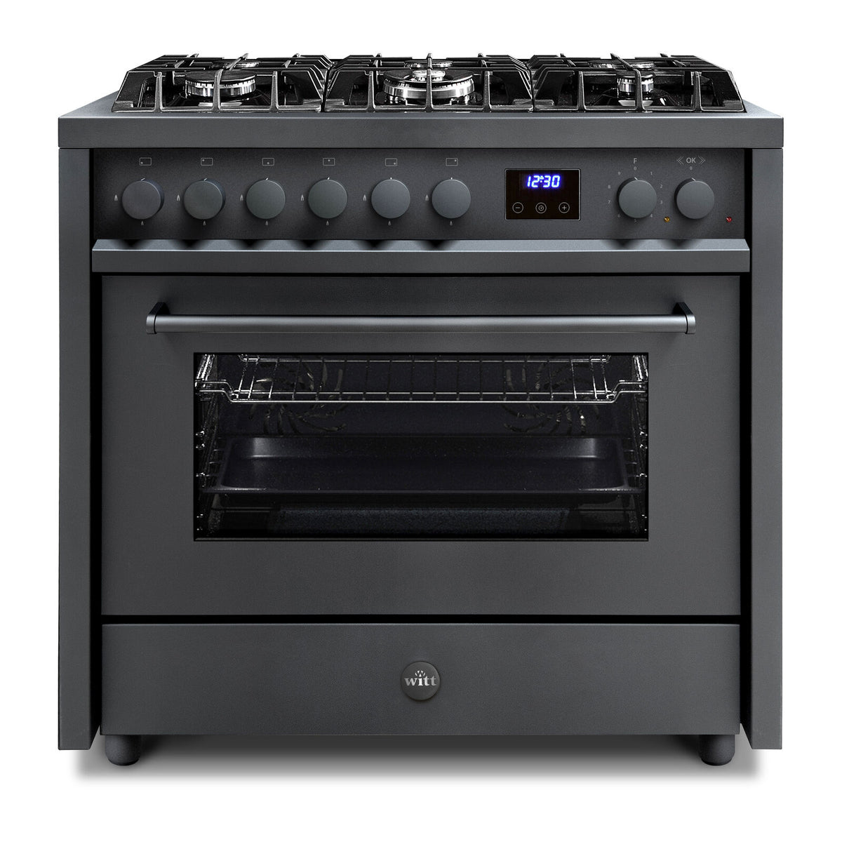 Witt Embrace 90 Gas MB Gas cooker Black