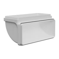 Witt IT001 90° Vertikal bøjning, 220x90mm - Hvid