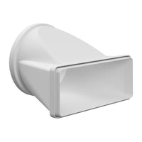 Witt IT302 Vandret bøjning til rund , 220x90mm -Hvid