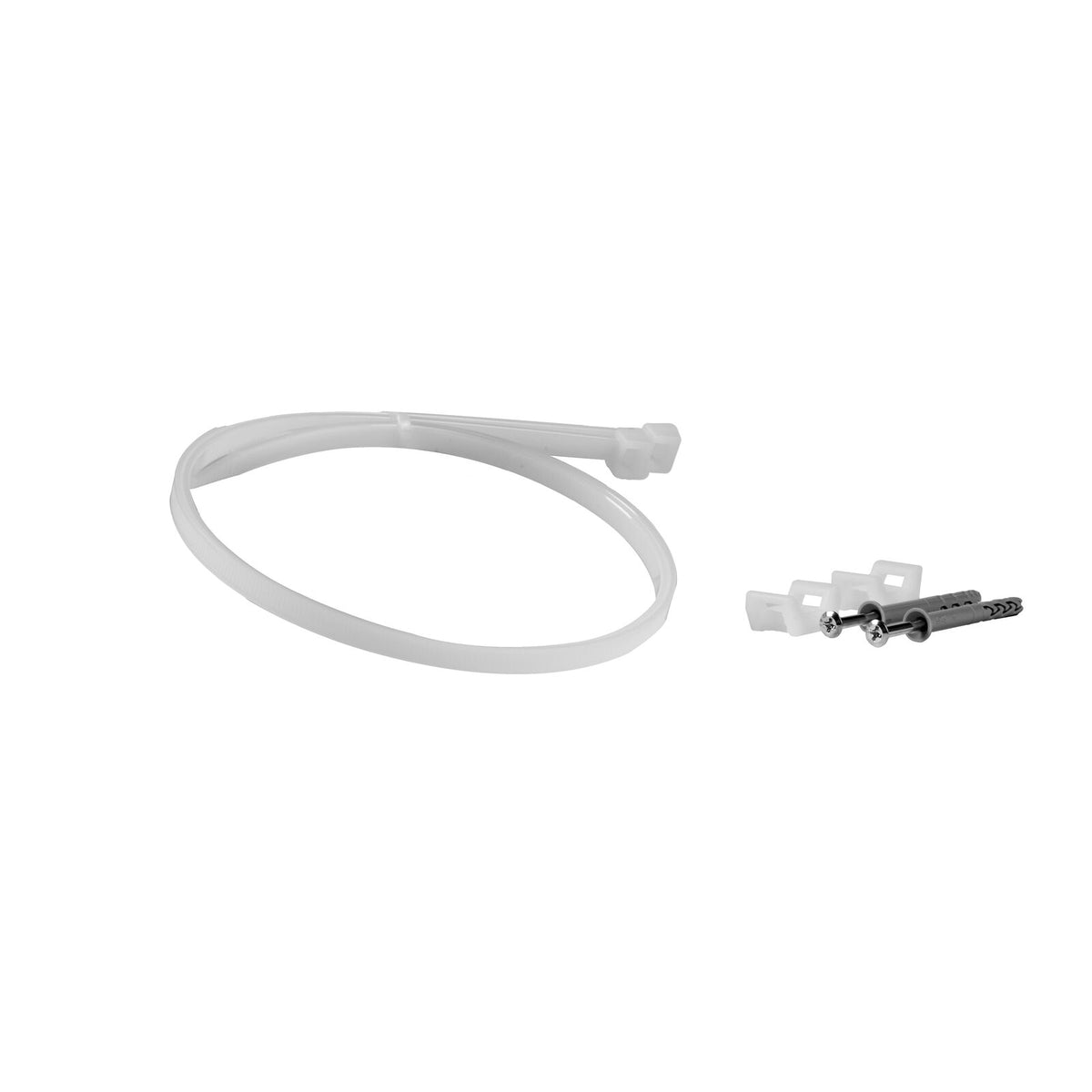 Witt IT402 2 pipe fixing ties White