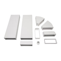 Witt ITKIT1 Sæt af kanaler, 220x90mm - Hvid
