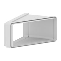 Witt IT103 45° vertikal bøjning, 220x90mm - Hvid