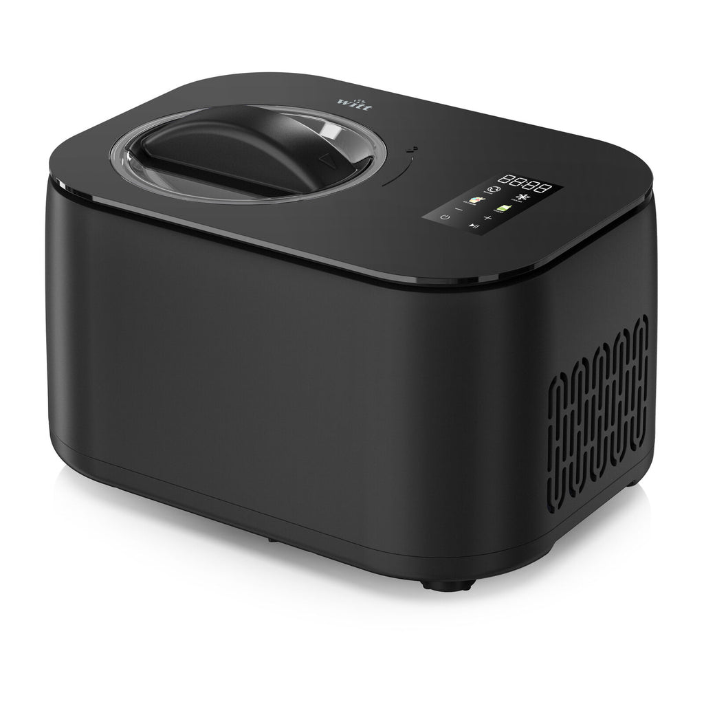 Witt Premium Ice Cream Maker 1L. Black Ice cream maker Black