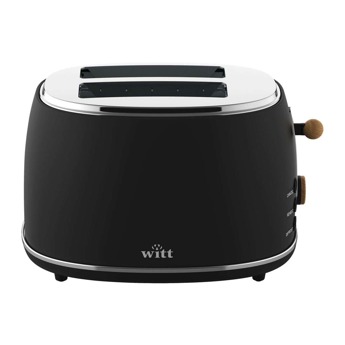 Witt Premium 2-viipaleen puuleivänpaahdin, musta