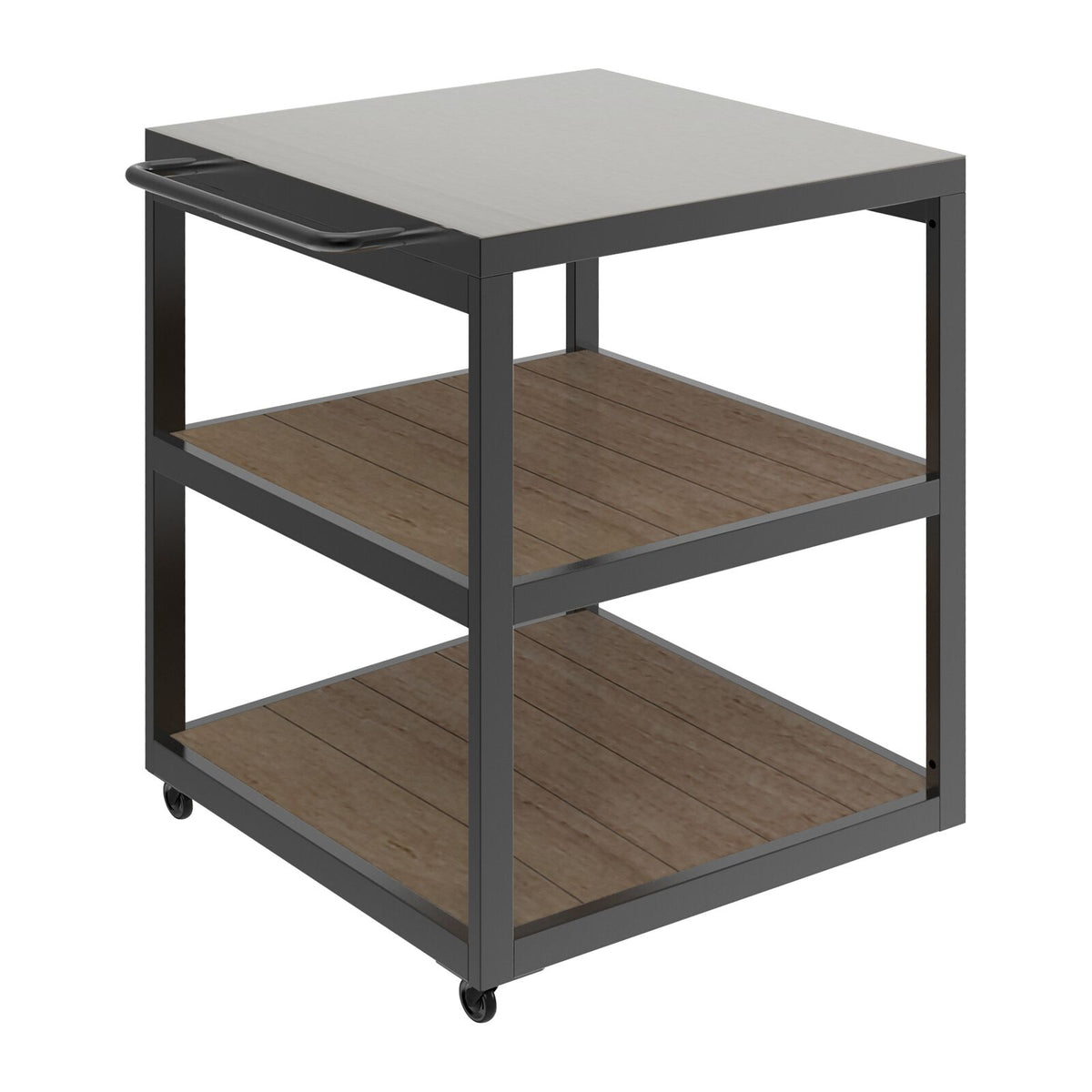 Witt Pizza Trolley Sidobord 1/2 Pizza Station Svart/Silver