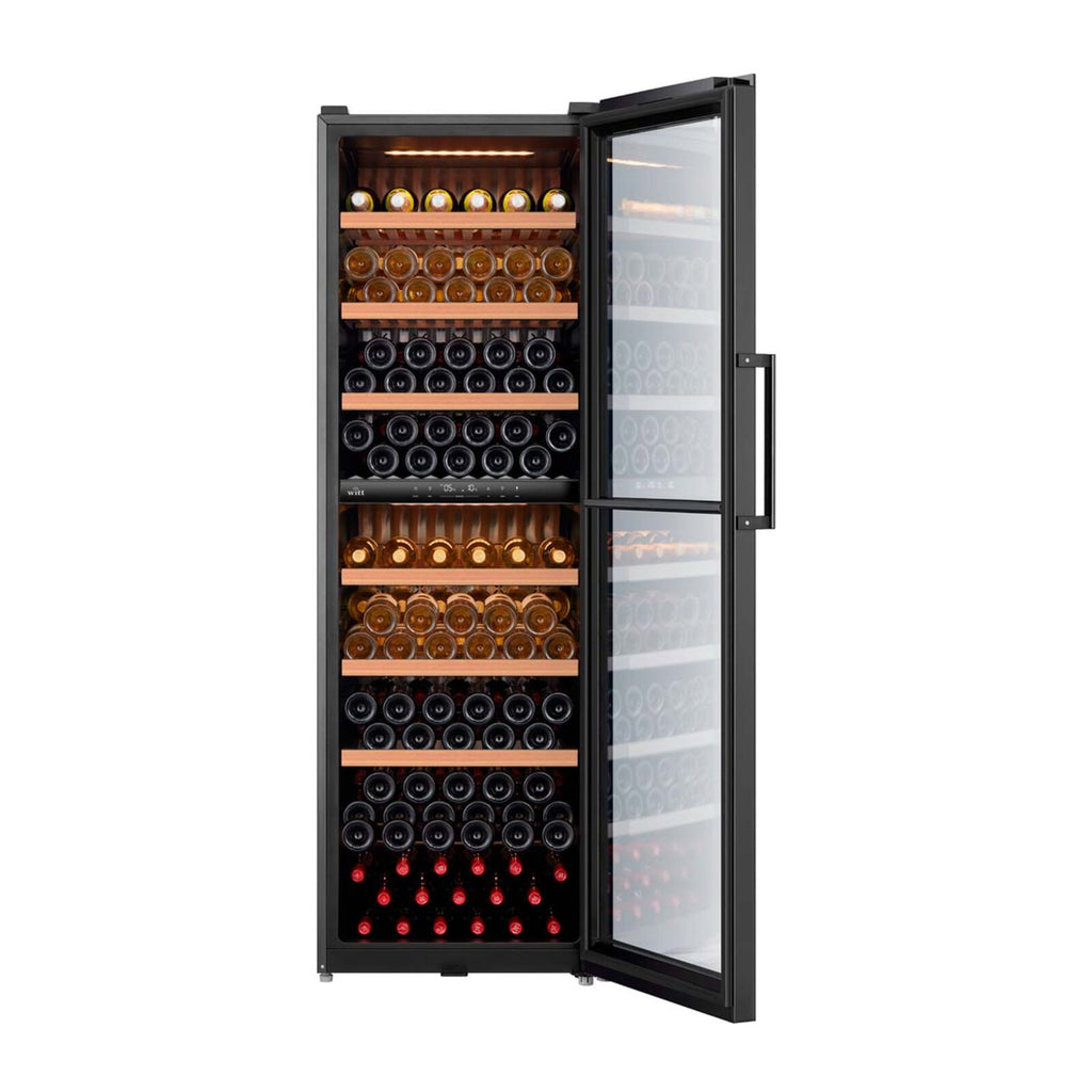 Witt WCF601852-1 Vapaasti sijoitettava viinikaappi, musta