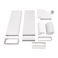 Witt ITKIT5 Sæt af kanaler, 220x90/55mm - Hvid