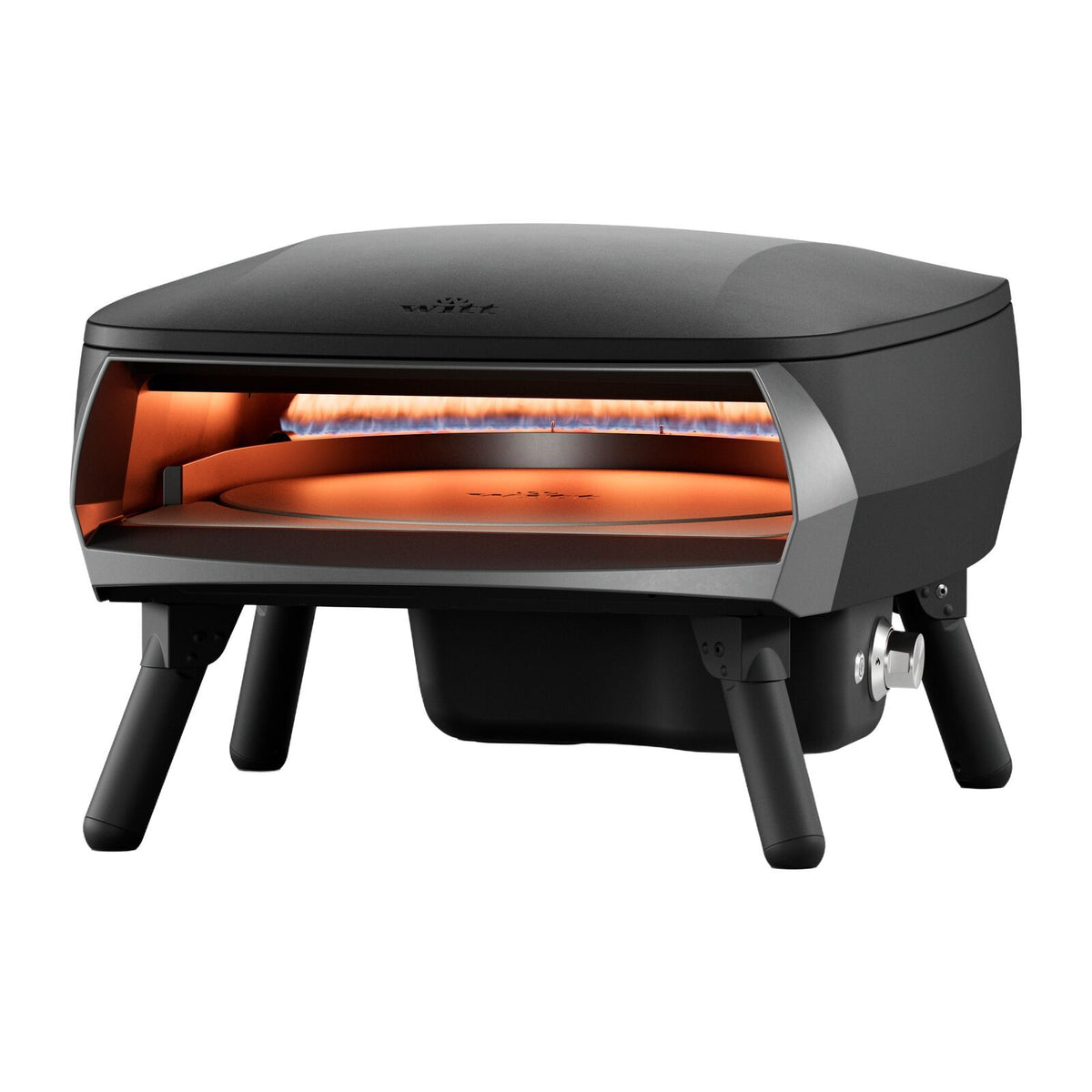 Witt Piccolo Rotante 16in EU pizzauuni musta