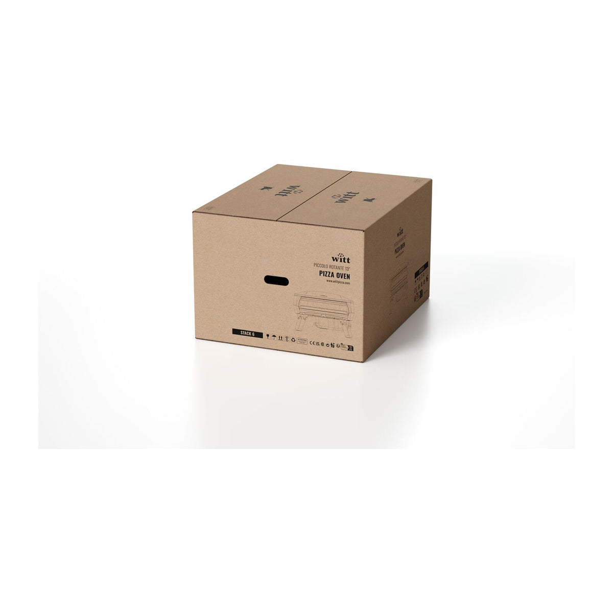Witt Piccolo Rotante 13in DE incl toolbox 2 Pizza oven Black
