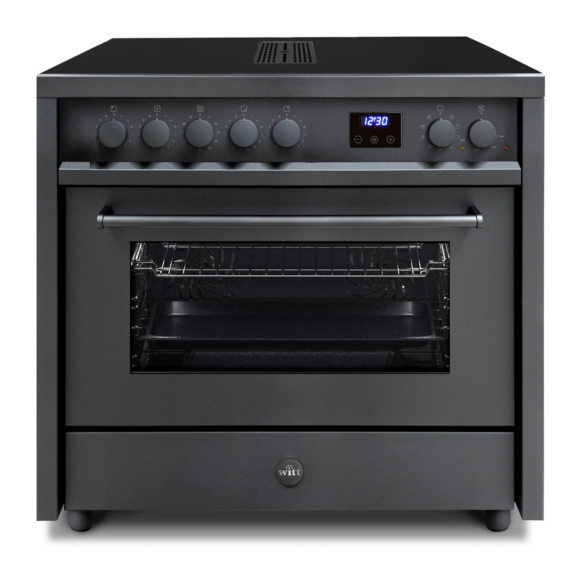 Witt Embrace 90 Emhætte MB2 Induktionskogeplade Matte Black