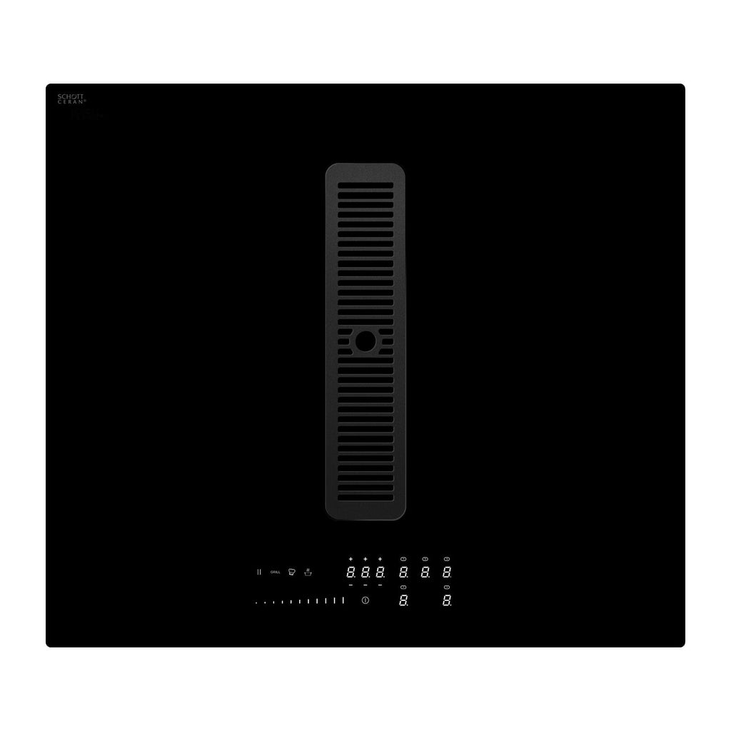 Witt Luna 60 W Hood in hob Black
