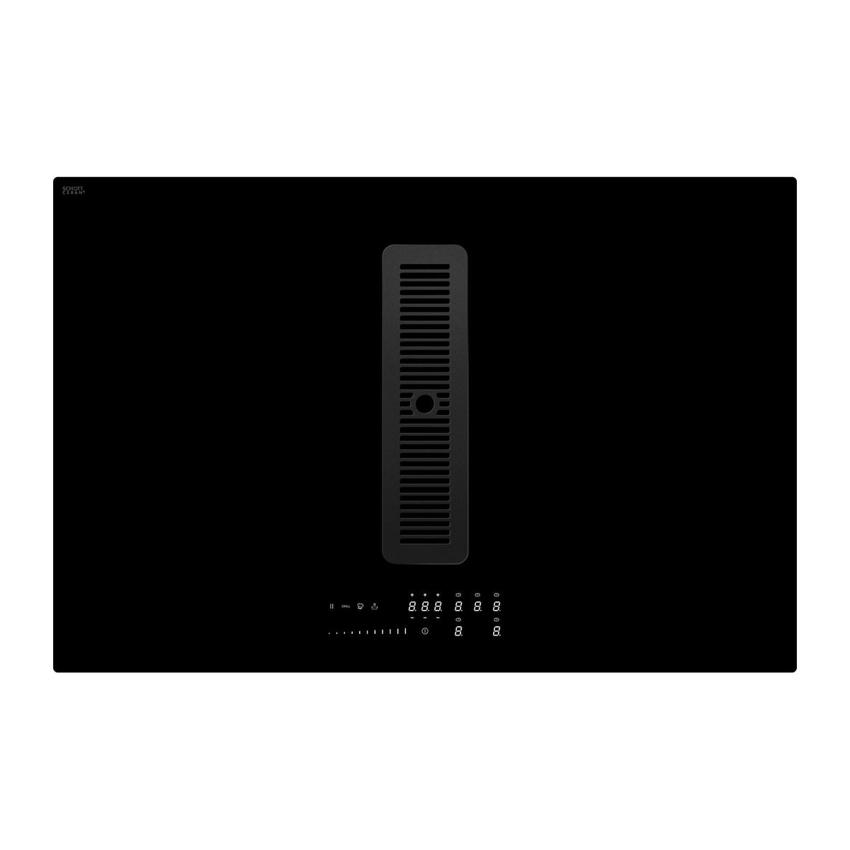 Witt Luna 78 W ventilator i koketopp Svart