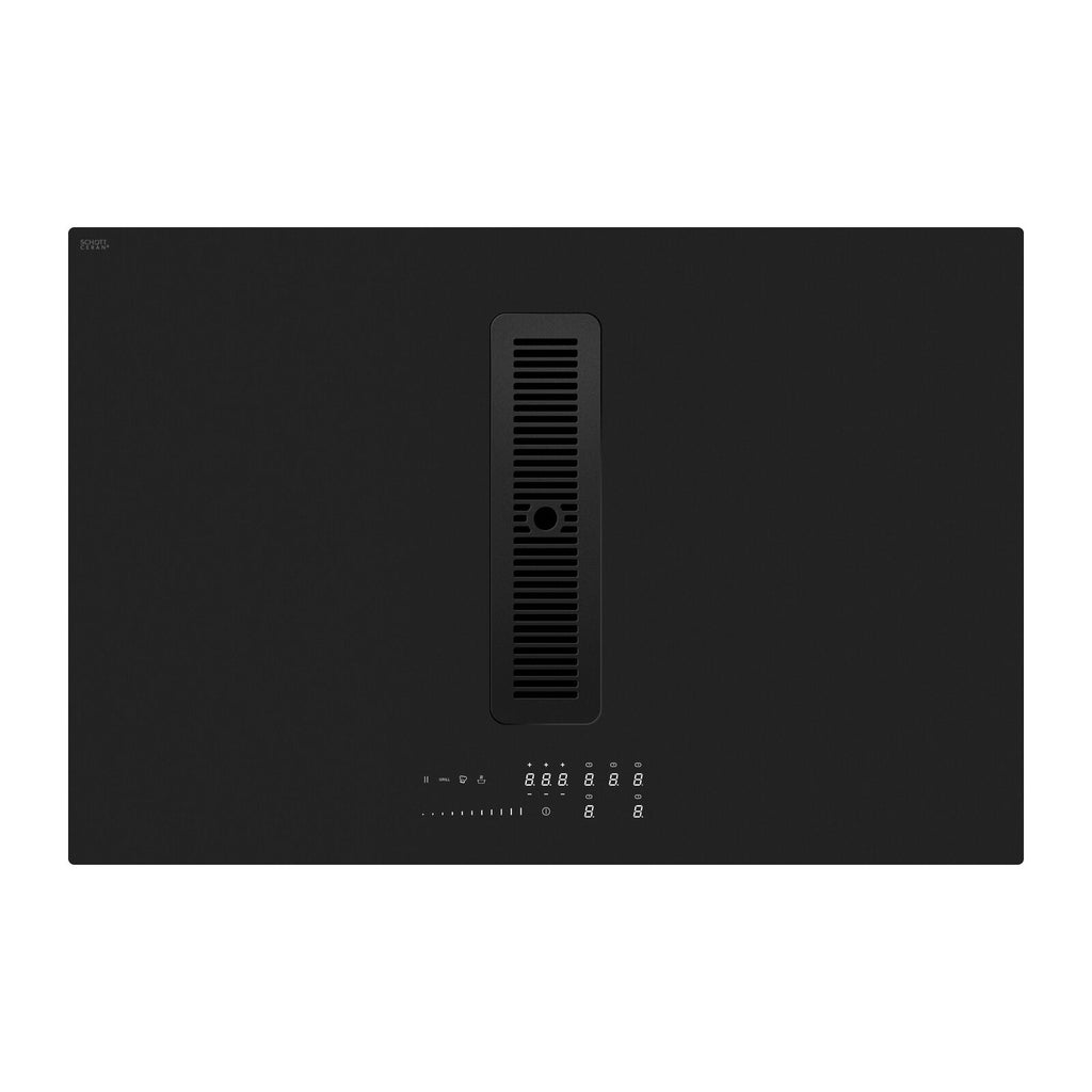 Witt Luna 78MW Hood-in-hob Sort