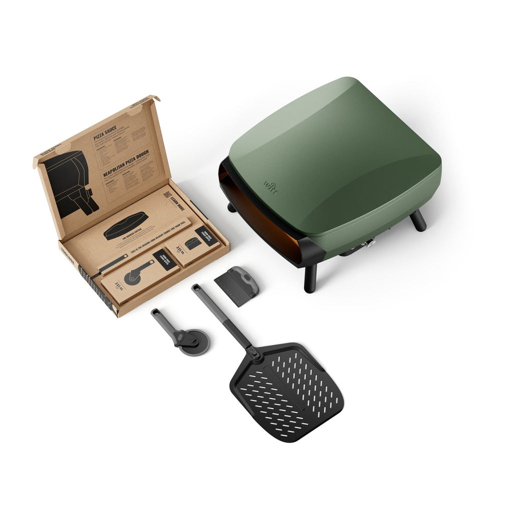 Witt Piccolo Rotante 16in EU Toolbox 3 Pizza oven Green