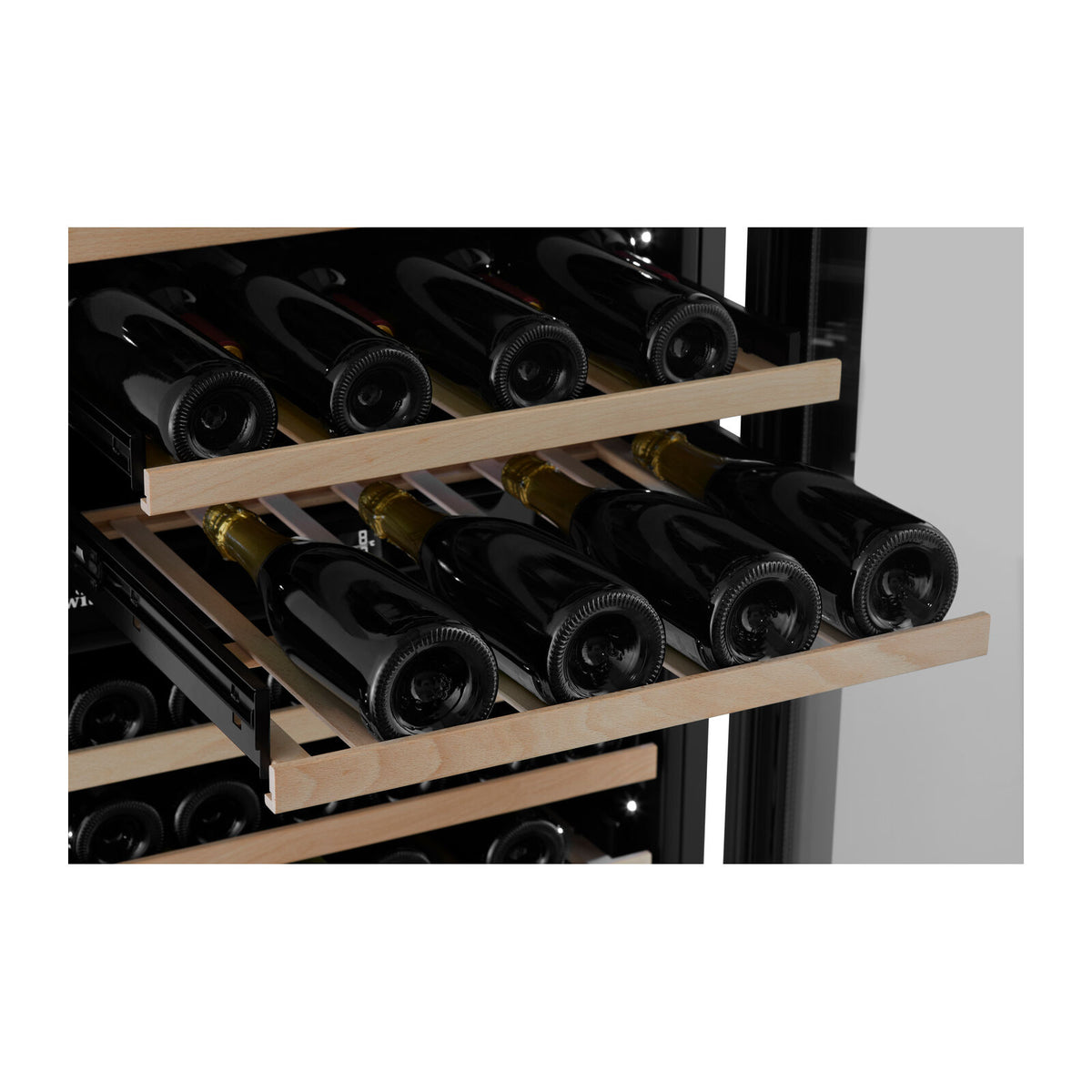 Witt WS60183P-2B120 Freestanding wine Black